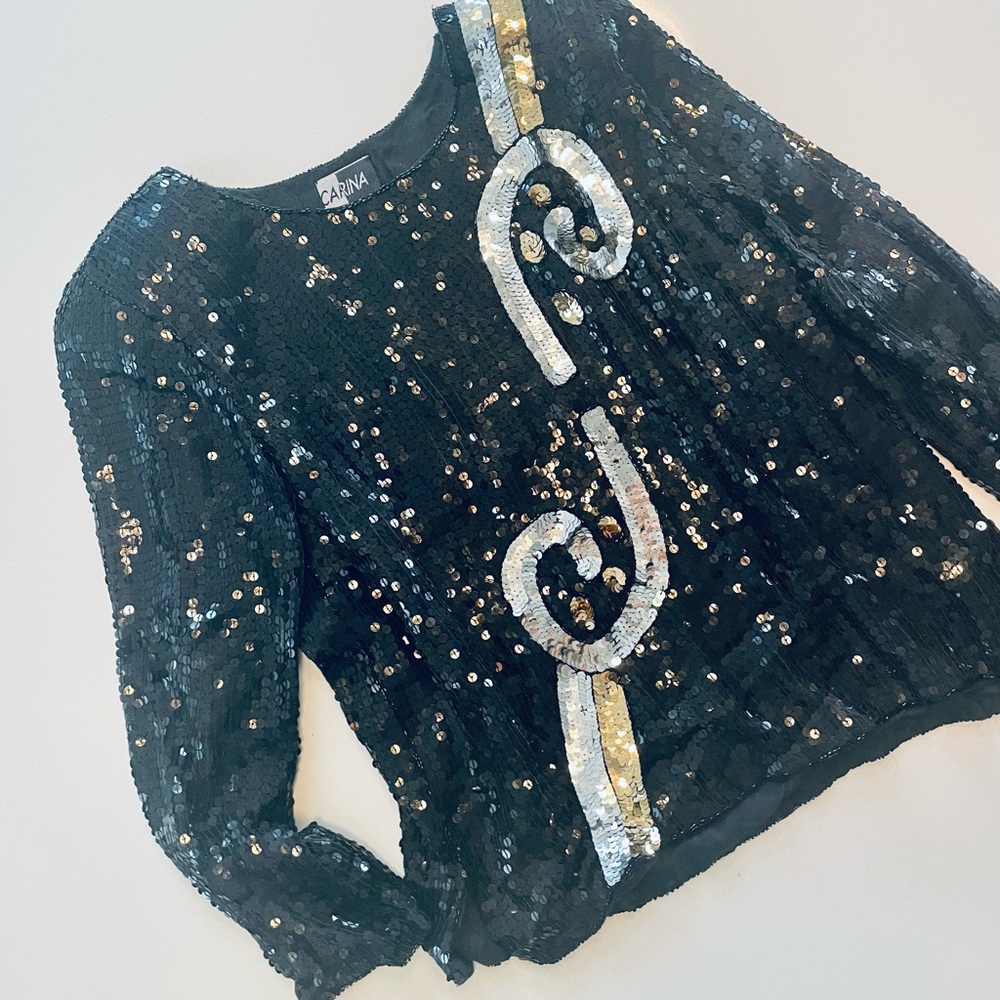 Gorgeous vintage sequin top